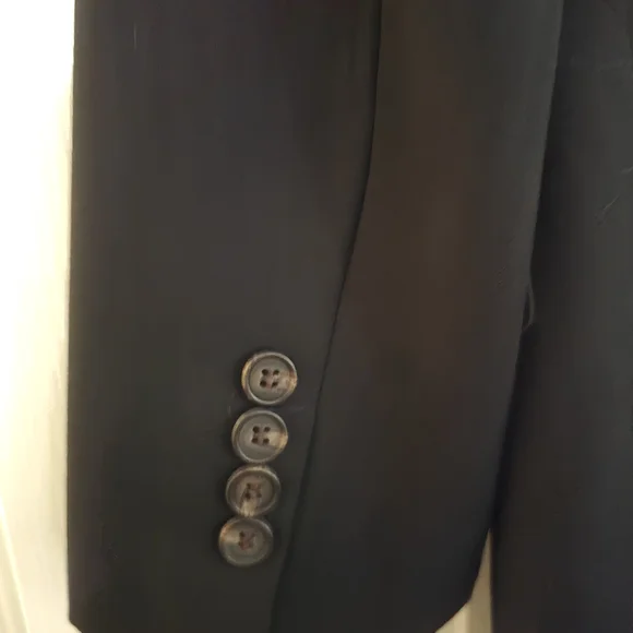 Ralph Lauren Black Tone On Tone Stripe Men's Suit Jacket Blazer